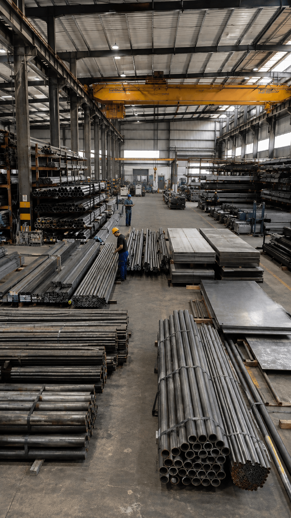 Metal stockholding warehouse